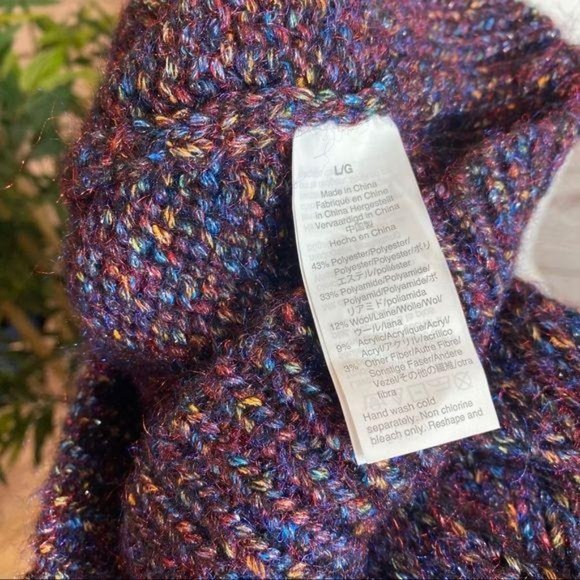 Madewell Shimmer Pullover Chunky Knit Sweater NWT - Picture 13 of 13